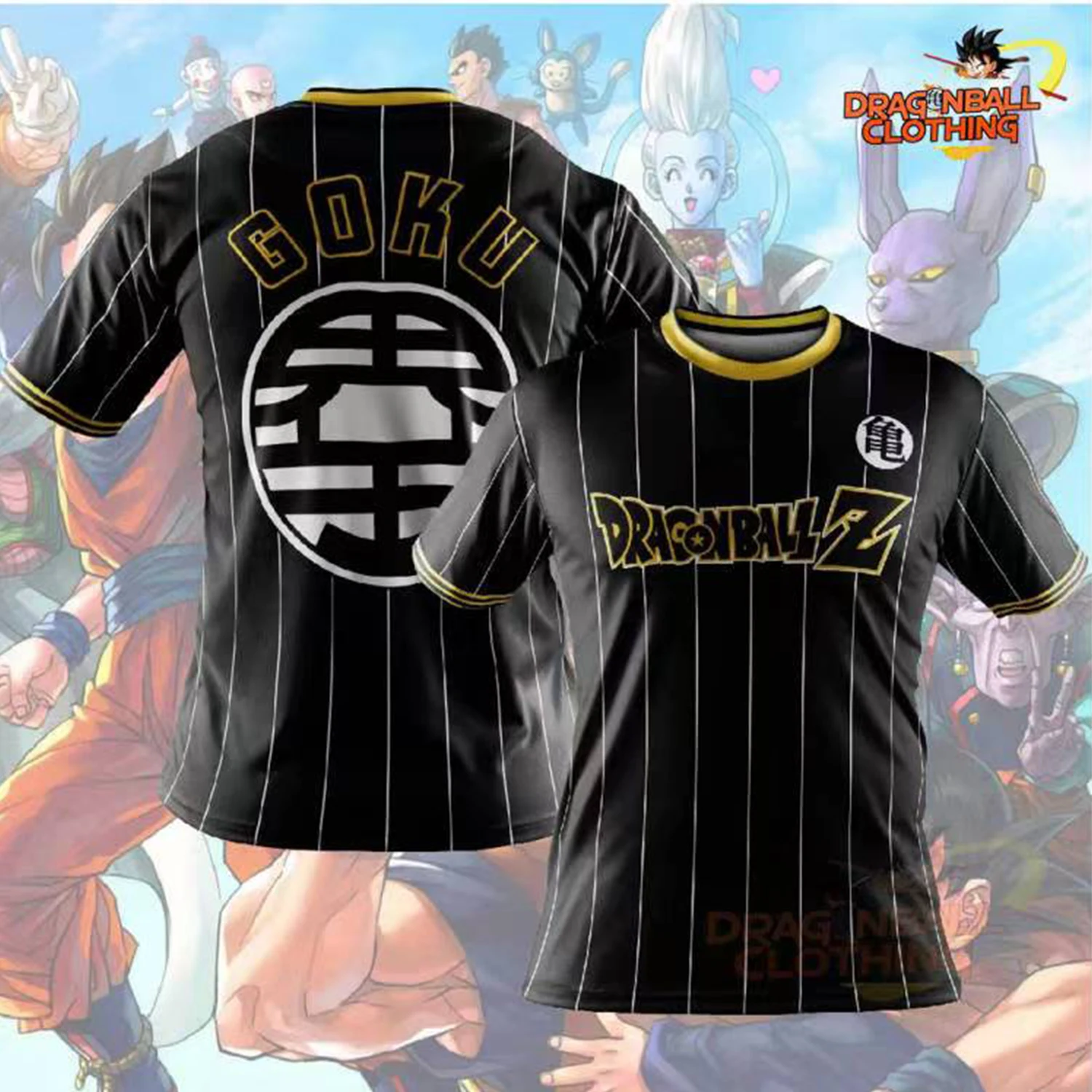2024 New Trend Japanese Comic Dragon Ball Martial Arts Leisure Harajuku Style Youth Popular Black and White Round Neck T-shirt
2024 New Trend Japanese Comic Dragon Ball Martial Arts Leisure Harajuku Style Youth Popular Black and White Round Neck T-shirt