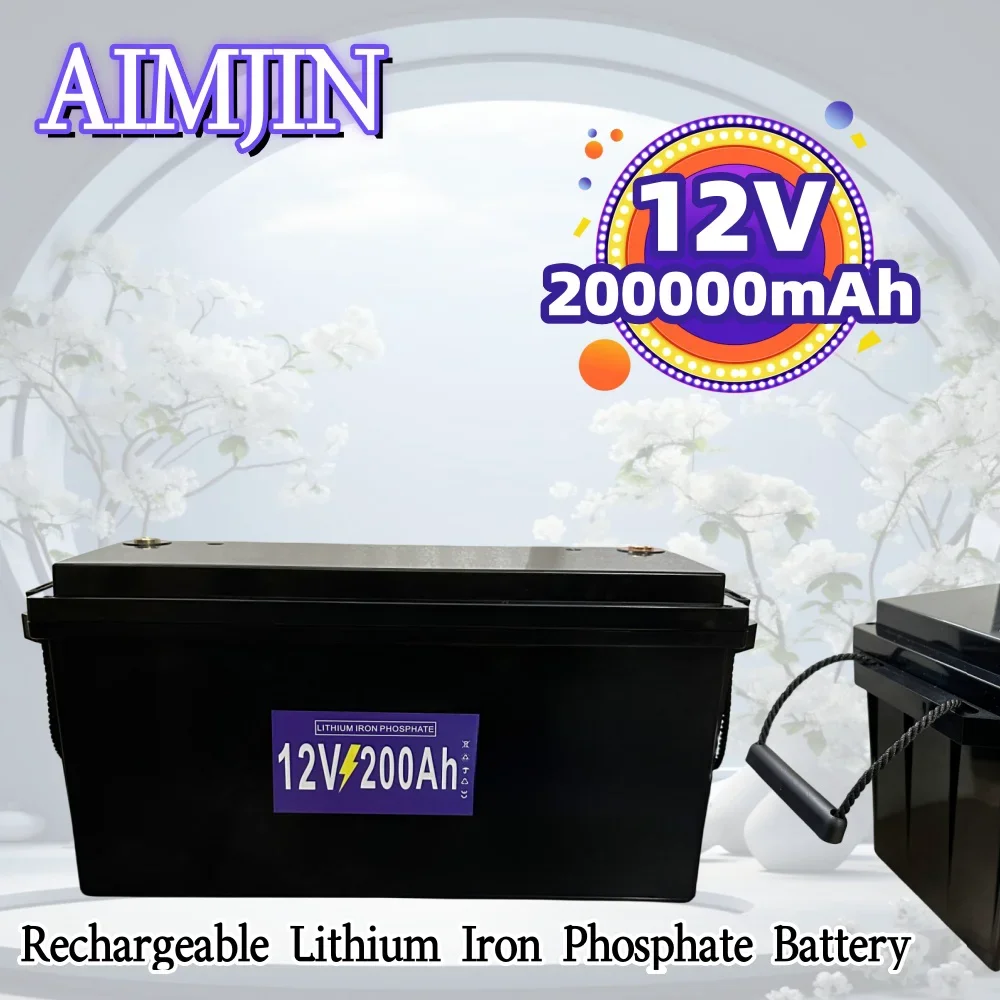 12V 200Ah Home Energy Storage Rechargeable LiFePO4 Battery Pack For RV Camper Golf Off road Vehicle Solar Charging
12V 200Ah Home Energy Storage Rechargeable LiFePO4 Battery Pack For RV Camper Golf Off road Vehicle Solar Charging