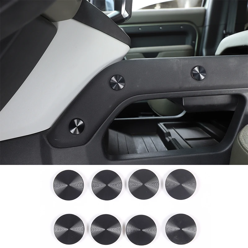 For Land Rover Defender 2020-2023 Aluminum Alloy Screw Covers on Both Sides of Center Console Interior Modification Accessories
For Land Rover Defender 2020-2023 Aluminum Alloy Screw Covers on Both Sides of Center Console Interior Modification Accessories