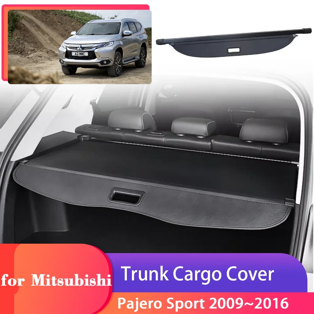 Trunk Cargo Cover for Mitsubishi Pajero Sport Montero Shogun Nativa Dakar 2009~2016 Security Shield Curtain Partition Accessorie
Trunk Cargo Cover for Mitsubishi Pajero Sport Montero Shogun Nativa Dakar 2009~2016 Security Shield Curtain Partition Accessorie