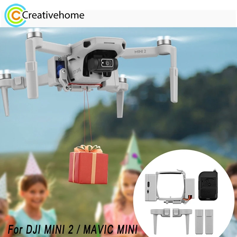 Haweel Airdrop System For DJI MINI 2 / Mavic Mini Drone Accessories Fishing Bait Wedding Ring Deliver Life Rescue Throw Thrower
Haweel Airdrop System For DJI MINI 2 / Mavic Mini Drone Accessories Fishing Bait Wedding Ring Deliver Life Rescue Throw Thrower