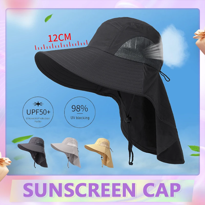 Summer Female Fisherman Beach Hat Summer Sun Hats UV Protection Outdoor Sunscreen Hunting Fishing Cap Shading Bucket Hats
Summer Female Fisherman Beach Hat Summer Sun Hats UV Protection Outdoor Sunscreen Hunting Fishing Cap Shading Bucket Hats