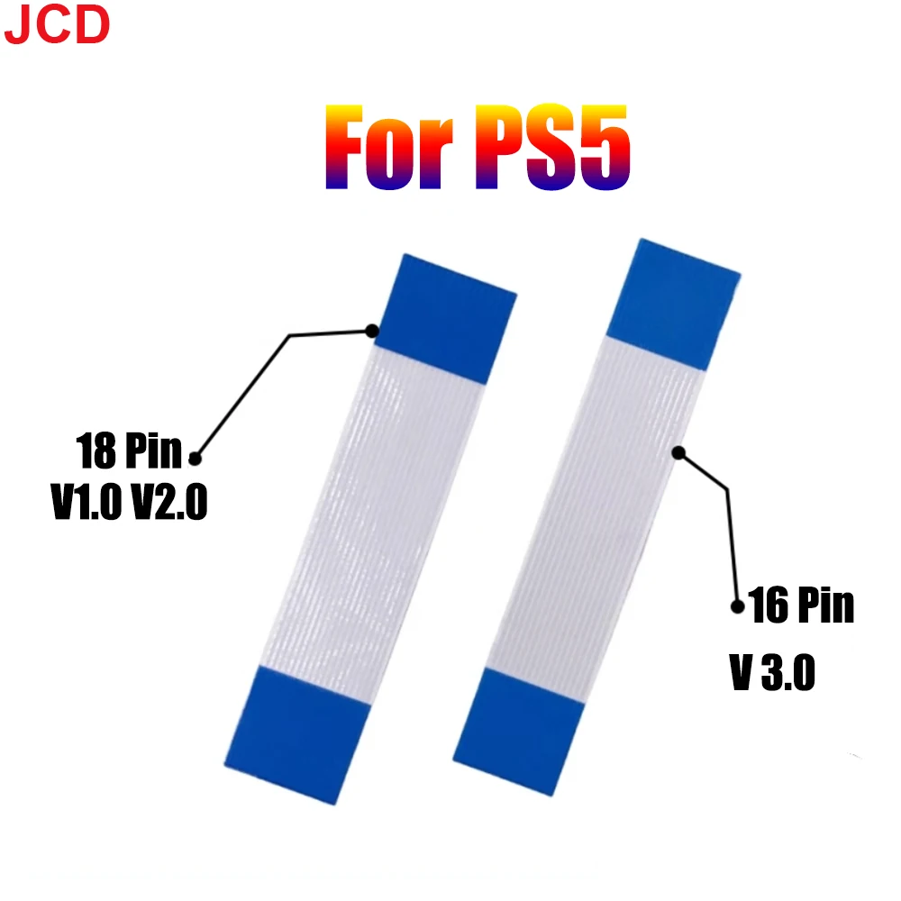 JCD 1pc For PS5 BDM-010 020 030 Game Handle Touch Cable V1.0 V2.0 V3.0 Controller Touch Connection Cable 16Pin 18Pin Touch Cable
JCD 1pc For PS5 BDM-010 020 030 Game Handle Touch Cable V1.0 V2.0 V3.0 Controller Touch Connection Cable 16Pin 18Pin Touch Cable