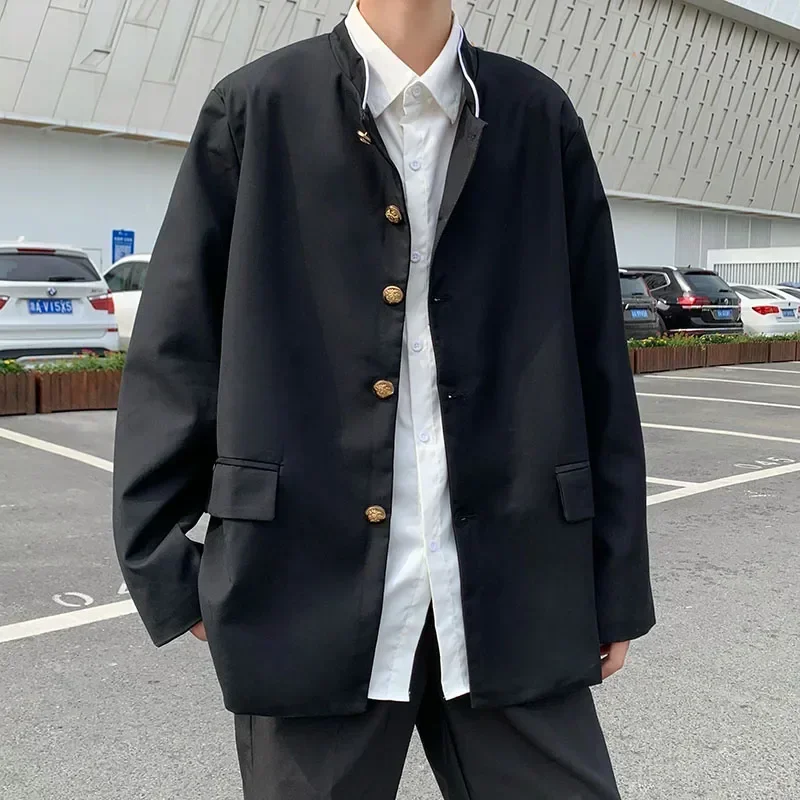 Gakuran Fashion Small Japanese Style Youth Autumn Uniform Jacket Student Coat Clothing Men's Casual Suit
Gakuran Fashion Small Japanese Style Youth Autumn Uniform Jacket Student Coat Clothing Men's Casual Suit