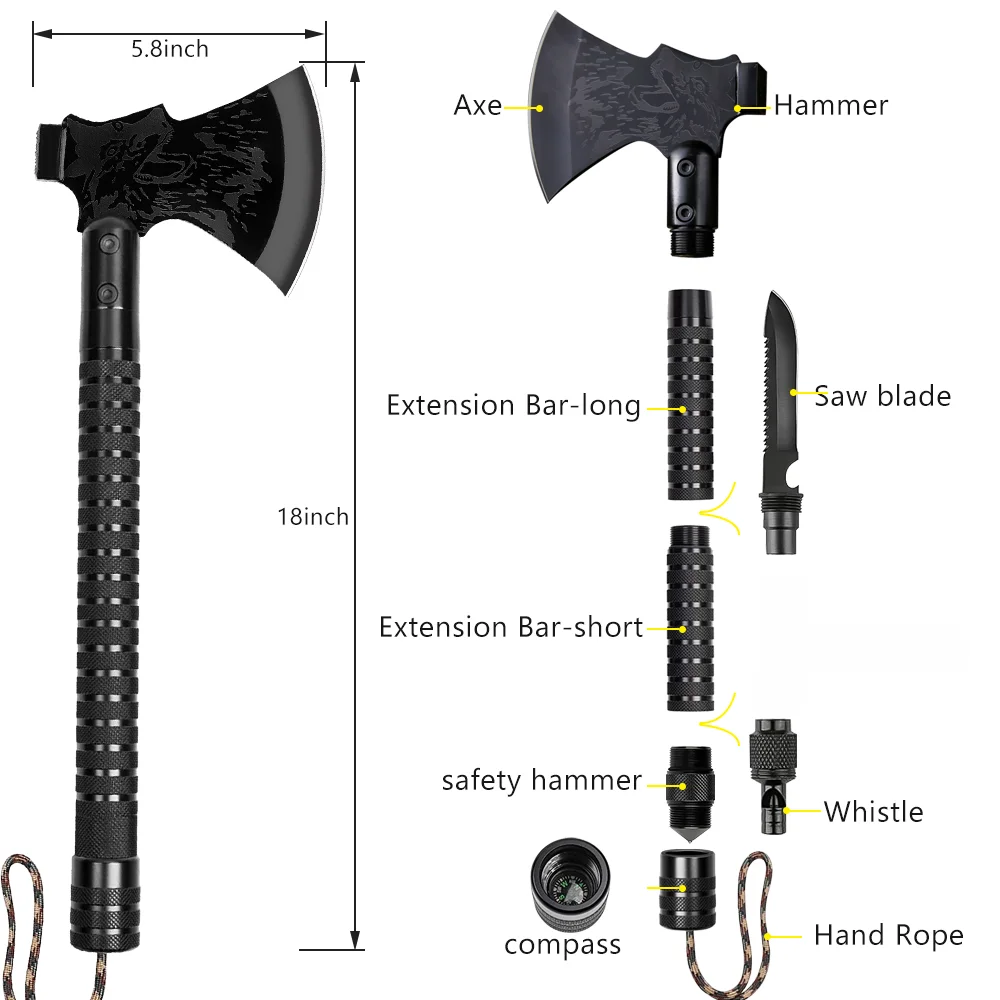 Multi-function Survival Axe Portable Foldable Tactical Tomahawk Outdoor Camping Tourist Firewood Chopping Axes Multi Tools 6 Mallzona S8da28af6c69b4d6aa584d04a40cec5607 Multi-function Survival Axe Portable Foldable Tactical Tomahawk Outdoor Camping Tourist Firewood Chopping Axes Multi Tools Mallzona