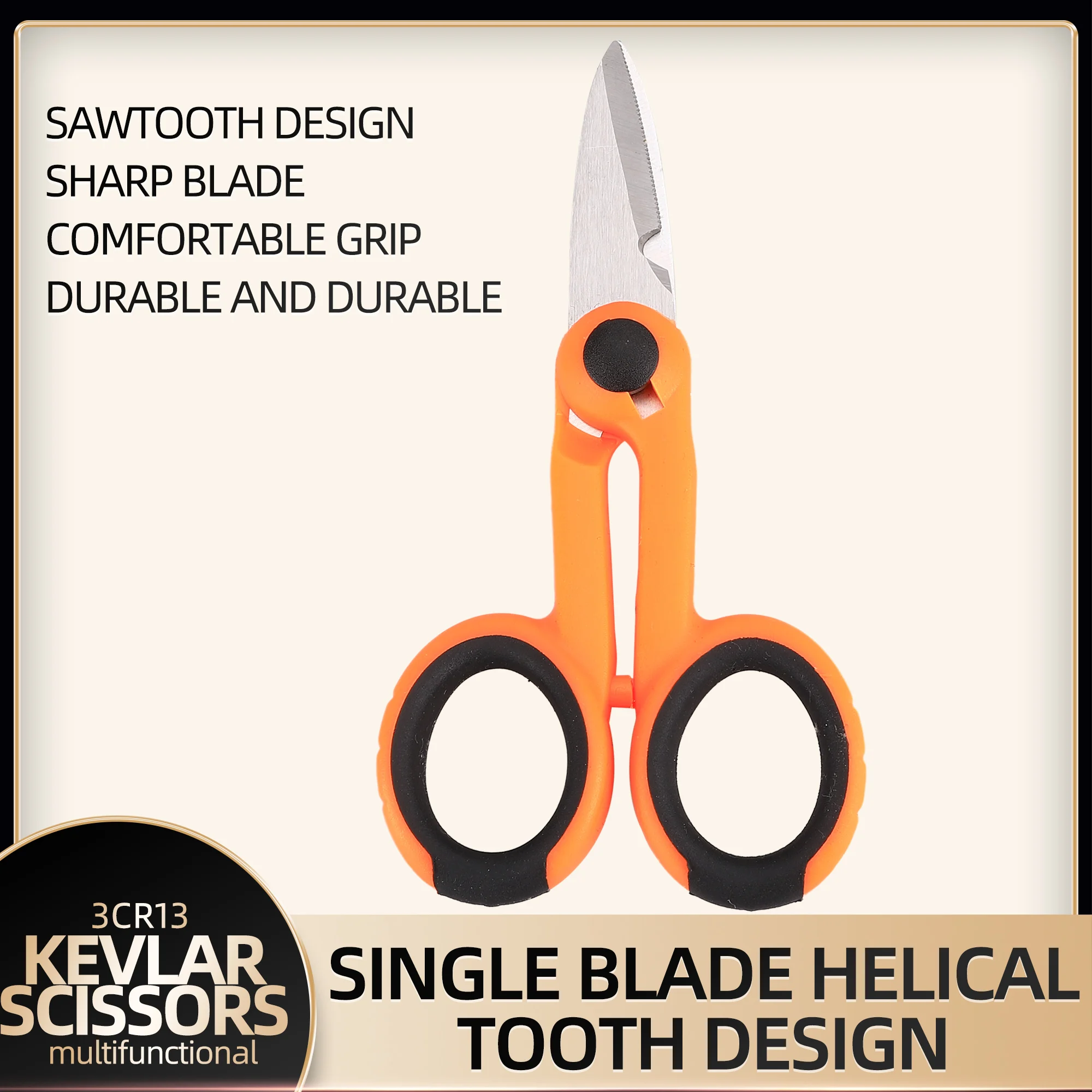 KELUSHI Fiber Optic Kevlar Cutter /Kavlar Scissor /Stripper/ fiber optic pigtail jumper tools kevlar slip-resistant scissors
KELUSHI Fiber Optic Kevlar Cutter /Kavlar Scissor /Stripper/ fiber optic pigtail jumper tools kevlar slip-resistant scissors