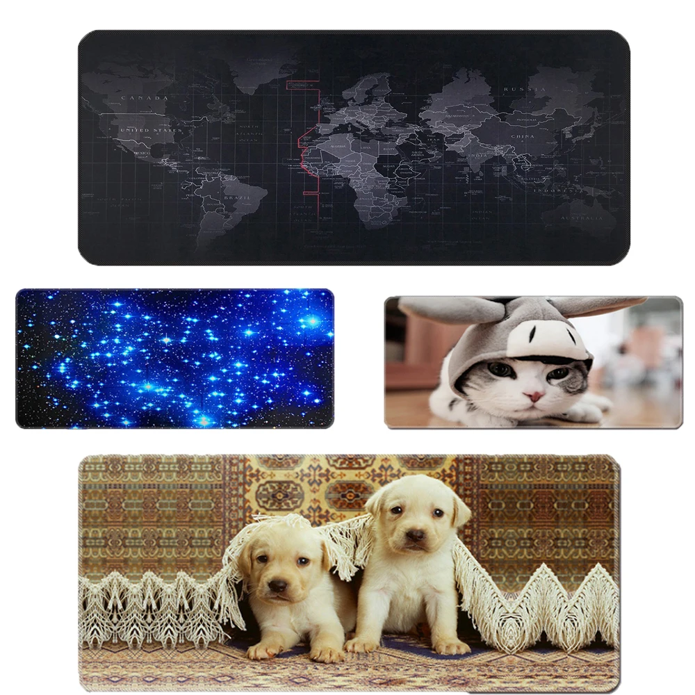 

Viviration Large Extend Desk Mat Gaming Accessories Keyboard Mice Mousepad Play Carpet For Office Desks Accessories Game PC Pads