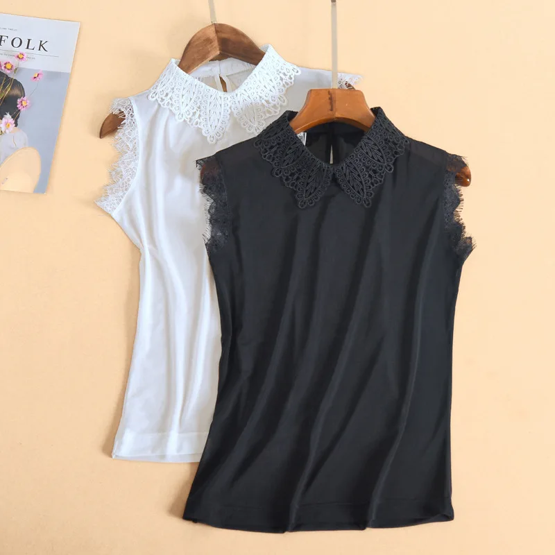 Lace Hollow Lapel Fake Collars Women Mesh Pullover Sweater Shirt Detachable Collar Girls Vest Cropped Tops Female False Collars
Lace Hollow Lapel Fake Collars Women Mesh Pullover Sweater Shirt Detachable Collar Girls Vest Cropped Tops Female False Collars