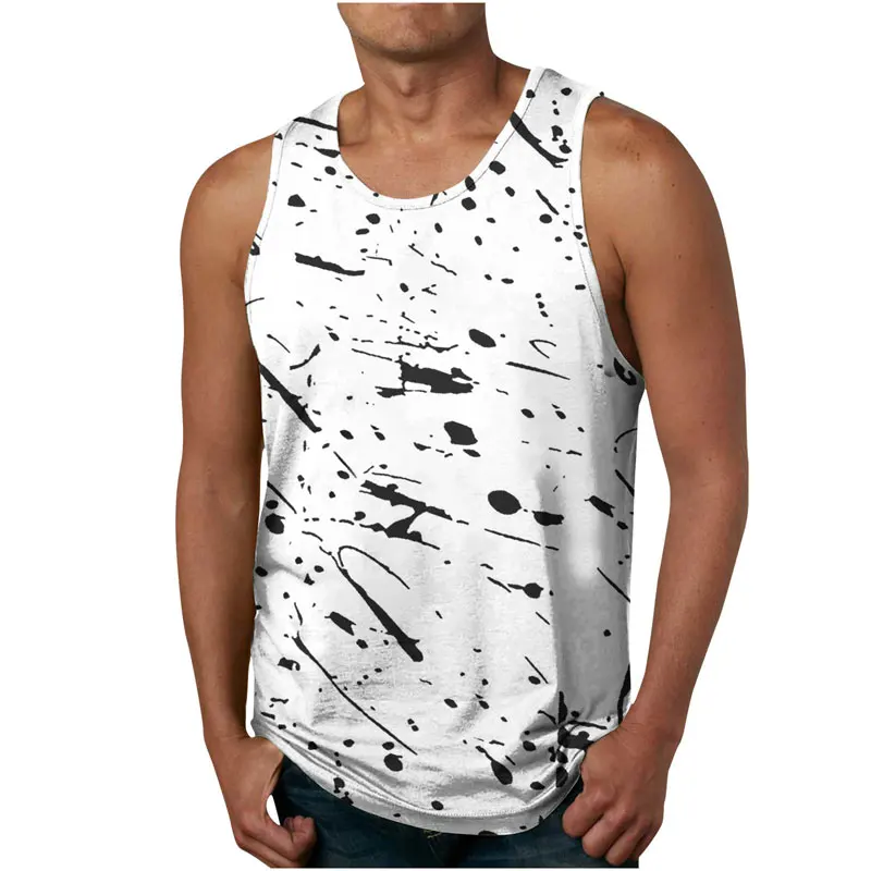 Mens 3D Geometric Print Bodybuilding Gym Vest Oversized Sleeveless Tshirt Fitness Clothing Sportwear Muscle Tank Tops
Mens 3D Geometric Print Bodybuilding Gym Vest Oversized Sleeveless Tshirt Fitness Clothing Sportwear Muscle Tank Tops