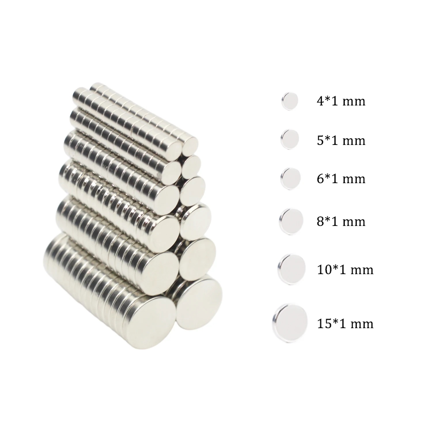 50-100Pcs 1mm Thick Round Disc Blocks Rare Earth Neodymium Magnets Fridge Crafts For Acoustic Field Electronics Aimant Imán
50-100Pcs 1mm Thick Round Disc Blocks Rare Earth Neodymium Magnets Fridge Crafts For Acoustic Field Electronics Aimant Imán