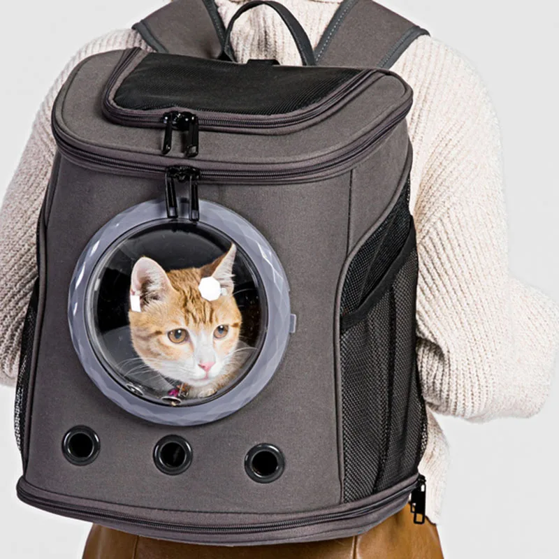 

Travel Clear Cat Carriers Kitten Transporter Small Cat Carriers Backpacks Stroller Transportador Para Gato Pets Accessories