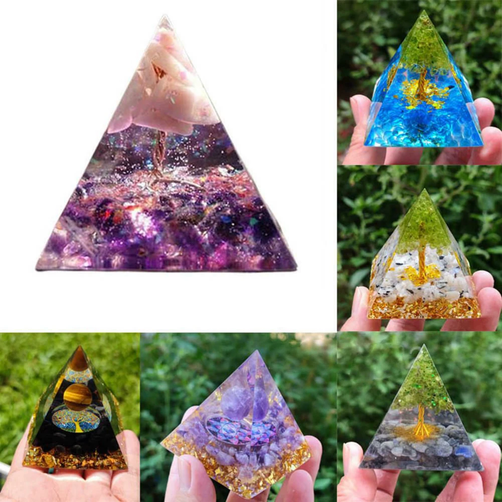 Natural Stone Orgonite Pyramid Amethyst Crystals Orgone Energy Generator Healing Chakra Meditation Desk Home Ornaments Crafts
Natural Stone Orgonite Pyramid Amethyst Crystals Orgone Energy Generator Healing Chakra Meditation Desk Home Ornaments Crafts