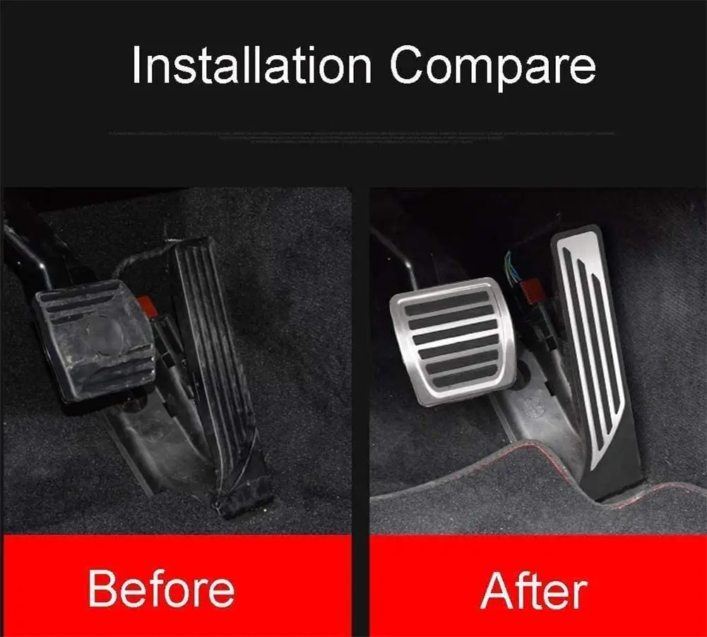 For Alfa Romeo Giulia Stelvio 2017-2019, Aluminum Alloy Anti-Slip Brake Accelerator Pedal Footrest Pad Gas Pedal Cover
For Alfa Romeo Giulia Stelvio 2017-2019, Aluminum Alloy Anti-Slip Brake Accelerator Pedal Footrest Pad Gas Pedal Cover