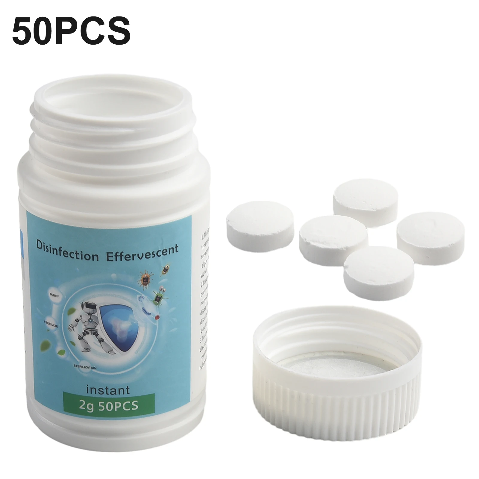 50pcs Pool Cleaning Tablet Multifunctional Cleaning Parts For Swimming Pool Hot Tub Chlorine Tablets For Water Treatment
50pcs Pool Cleaning Tablet Multifunctional Cleaning Parts For Swimming Pool Hot Tub Chlorine Tablets For Water Treatment