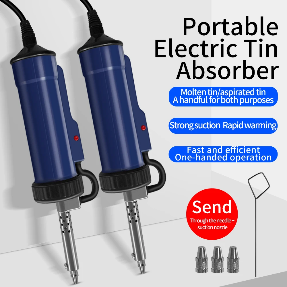 T50 BBT-680 Electric Vacuum Solder Sucker Portable Soldering Desoldering Suction Pump Iron Gun Electric Tin Soldering Repair
T50 BBT-680 Electric Vacuum Solder Sucker Portable Soldering Desoldering Suction Pump Iron Gun Electric Tin Soldering Repair