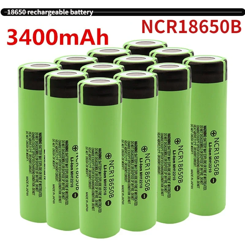 Batterie Lithium Rechargeable 100% 18650 34B Pour Lampe De Poche Chargeur USB Original Nouveau NCR18650B 3.7V 3400 MAh
Batterie Lithium Rechargeable 100% 18650 34B Pour Lampe De Poche Chargeur USB Original Nouveau NCR18650B 3.7V 3400 MAh