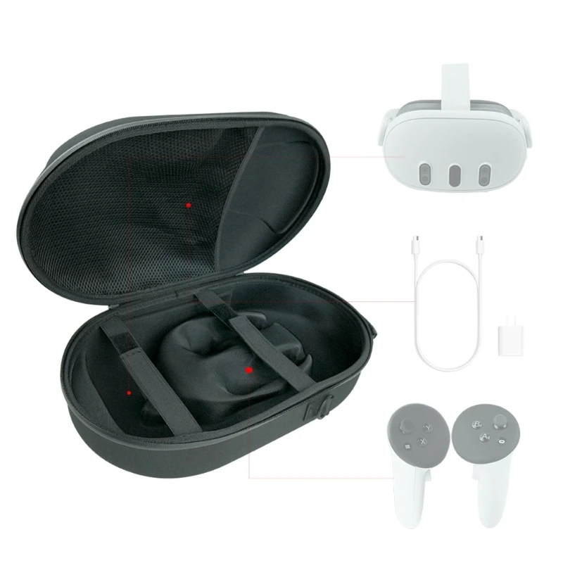 Storage Bag for Meta Quest 3 Headset Case Carrying Case Headset Storage Box Bag Accessories
Storage Bag for Meta Quest 3 Headset Case Carrying Case Headset Storage Box Bag Accessories