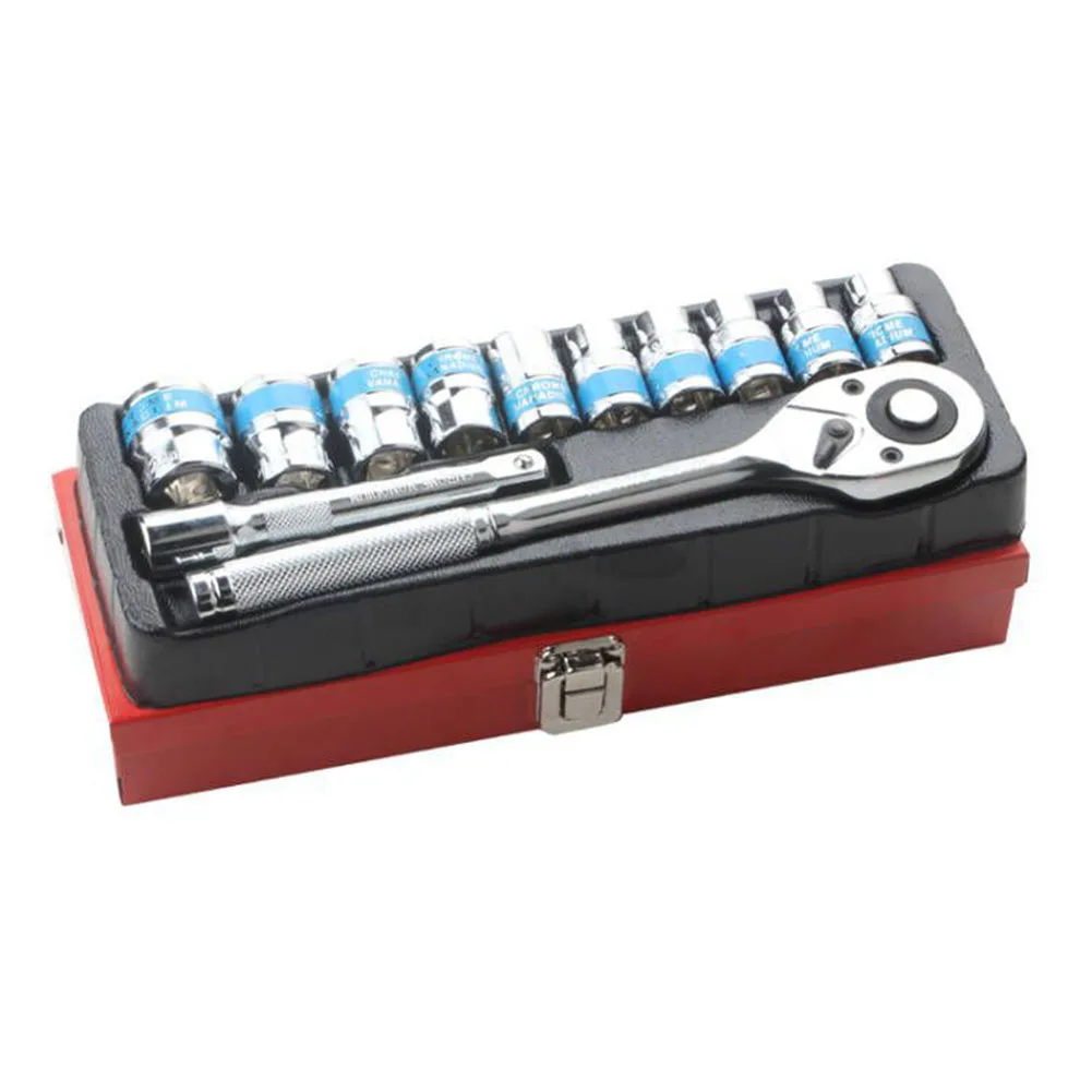 Sockets Brand New Unused Socket Wrench Set Chromium-vanadium Steel Package Ratchet Wrench Red Wide Application
Sockets Brand New Unused Socket Wrench Set Chromium-vanadium Steel Package Ratchet Wrench Red Wide Application