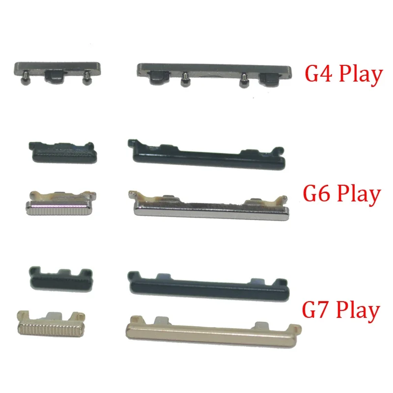 

20 Sets for Motorola Moto G4 G6 G7 G8 G9 Play Plus Phone Housing Power Volume Button on Off Lock External Side Key Parts