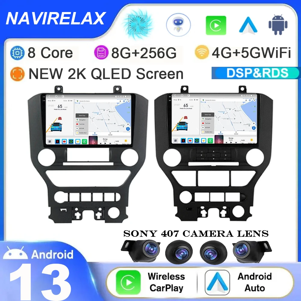 Android 13 Auto 2 Din DVD Car Radio For Ford Mustang 2015-2020 Navigation GPS Multimedia Video Player Carplay 360 Camera Stereo
Android 13 Auto 2 Din DVD Car Radio For Ford Mustang 2015-2020 Navigation GPS Multimedia Video Player Carplay 360 Camera Stereo
