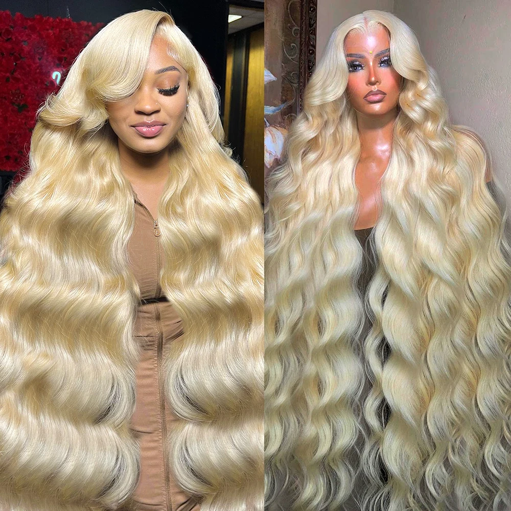 

280 Density 613 Honey Blonde Body Wave Wig 13x6 Brazilian HD Lace Frontal Wig Human Hair Glueless Preplucked Baby Hair For Women