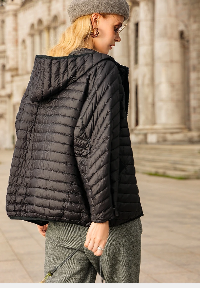 New Winter Short Puffer Jacket Women Ultra Light 90%White Duck Down Coat Loose Female Feather Parka Hooded Outwear 8 Mallzona S8db170a0336d47a7800376970da1638bf New Winter Short Puffer Jacket Women Ultra Light 90%White Duck Down Coat Loose Female Feather Parka Hooded Outwear Mallzona