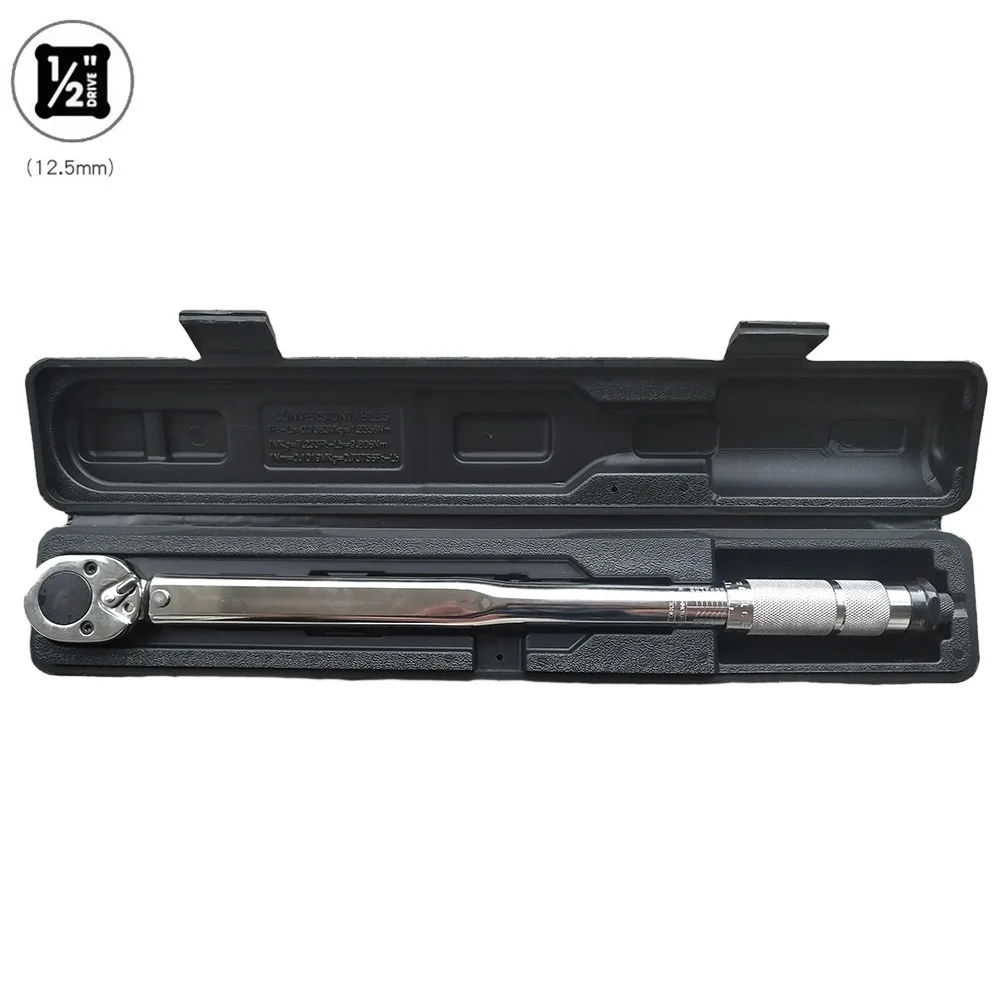 

1/4" 3/8" 1/2" Square Drive Torque Wrench Car Bike Repair Hand Tools Preset Ratchet Adjustable Torque Wrench Repair Spanner