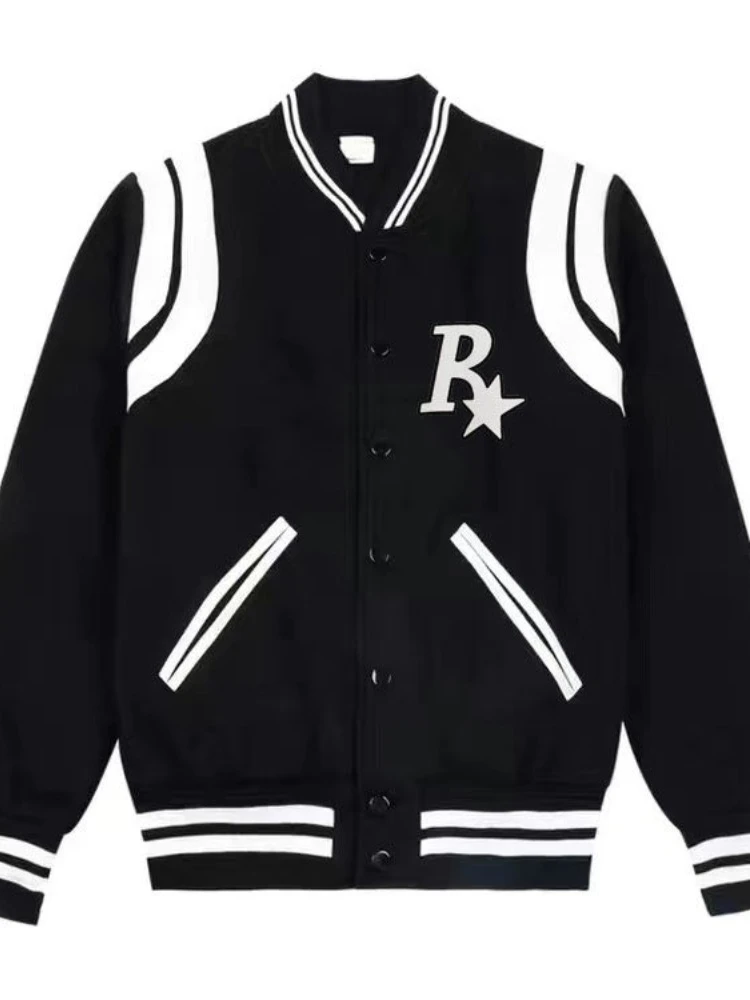 Deeptown 2023 Autumn Winter Y2k Korean Fashion Oversize Jacket Women Streetwear Couples Star Letter Print Coats White Tops
Deeptown 2023 Autumn Winter Y2k Korean Fashion Oversize Jacket Women Streetwear Couples Star Letter Print Coats White Tops
