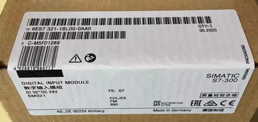 NEW 6ES7321-1BL00-0AA0 6ES7322-1BL00-0AA0 6ES7332-5HF00-0AB0 6ES7195-7HB00-0XA0 6ES7972-0BB52-0XA0 6ES7972-0BA52-0XA0
NEW 6ES7321-1BL00-0AA0 6ES7322-1BL00-0AA0 6ES7332-5HF00-0AB0 6ES7195-7HB00-0XA0 6ES7972-0BB52-0XA0 6ES7972-0BA52-0XA0