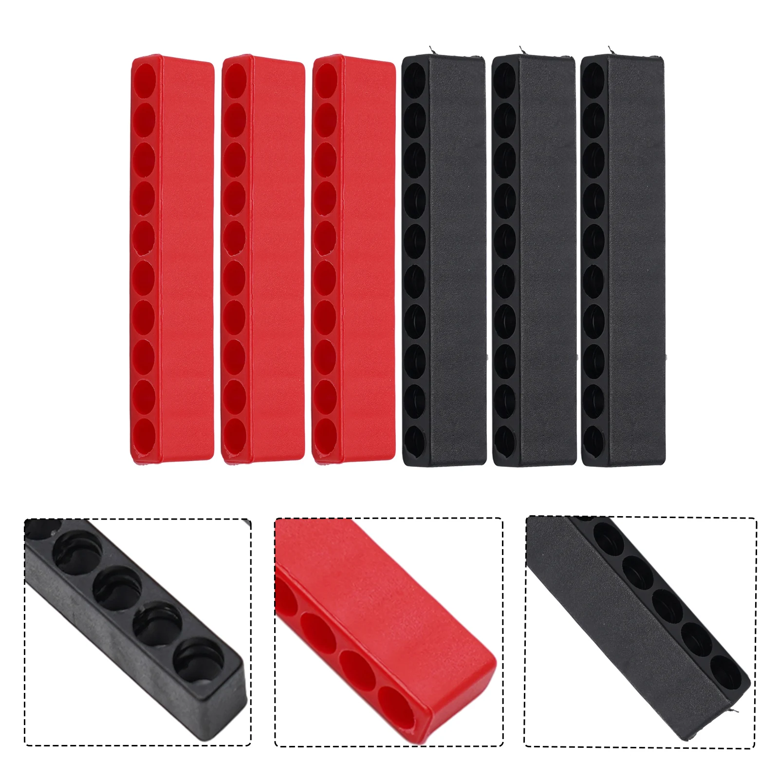 Reliable 6Pcs Bit Holder 10 Hole Plastic Screwdriver Storage Suitable for 1/4 Hex Tools Keep Your Bits Secure
Reliable 6Pcs Bit Holder 10 Hole Plastic Screwdriver Storage Suitable for 1/4 Hex Tools Keep Your Bits Secure