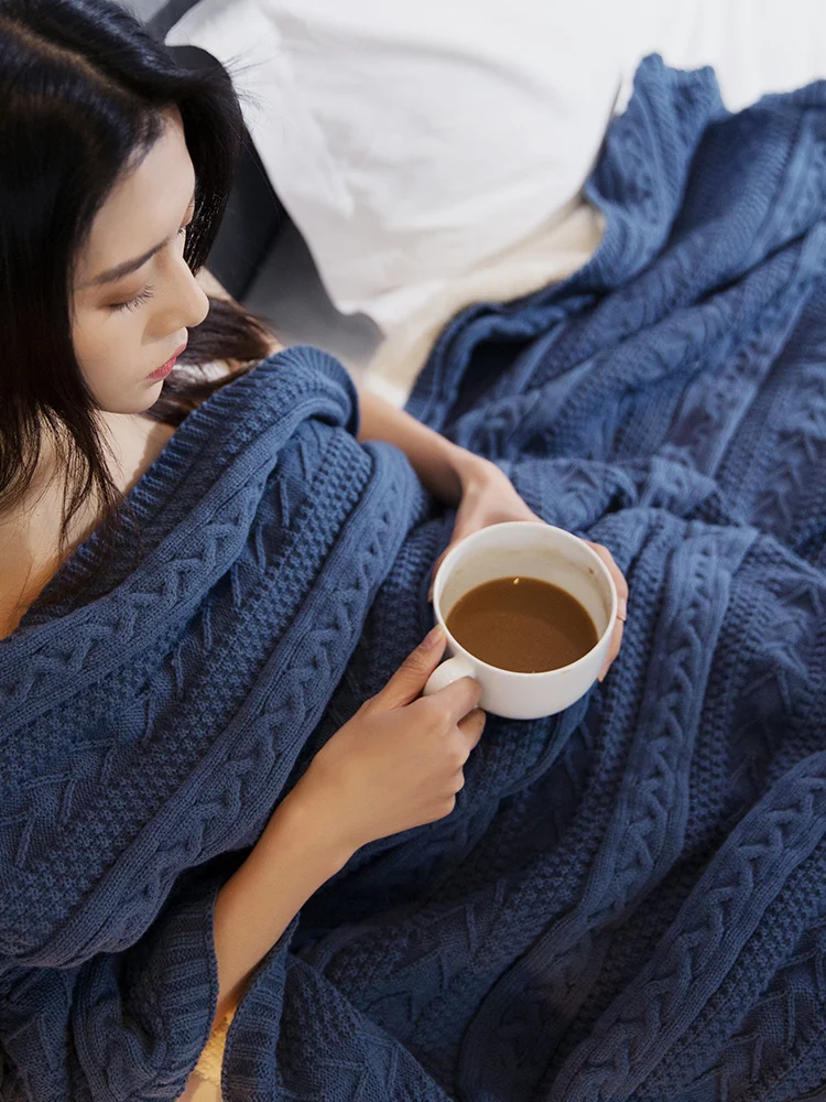Blanket Nordi Style Lambswool Knitted Winter Office Nap Polyester Warm Thicken Sofa Cover Blanket Geometric Pattern Multicolor
Blanket Nordi Style Lambswool Knitted Winter Office Nap Polyester Warm Thicken Sofa Cover Blanket Geometric Pattern Multicolor
