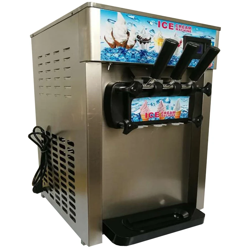 Three Flavors Soft Ice Cream Machine Vertical Stainless Steel For Cold Drink Shops Yogurt Icecream Maker
Three Flavors Soft Ice Cream Machine Vertical Stainless Steel For Cold Drink Shops Yogurt Icecream Maker
