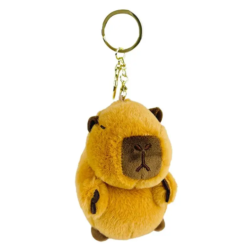 

Capybara Keyring Super Soft And Realistic Capybara Plush Toy 4.72inch Stuffed Animals Keyring Capybara Doll Gift For Backpack