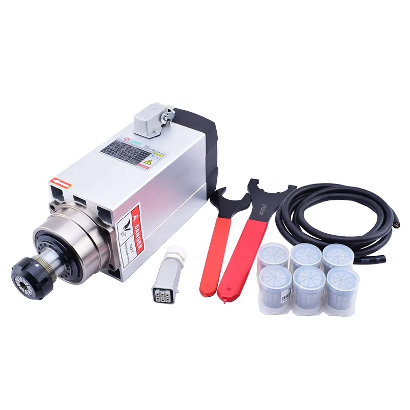 Cheap Price Air cooled spindle GDZ120*103 220V/380V ER32 4.5kw motor for CNC Router
Cheap Price Air cooled spindle GDZ120*103 220V/380V ER32 4.5kw motor for CNC Router