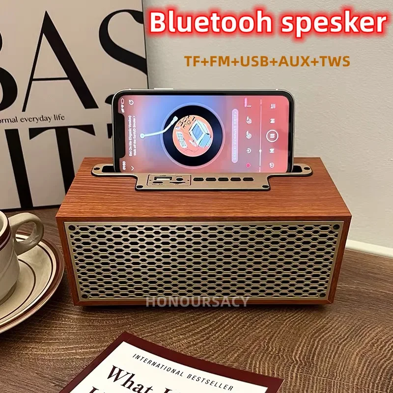 Retro Bluetooth Speaker TWS Remote Sound System Altavoz Portable HIFI Bluetooth Home Theater Speaker Wireless Home Subwoofer
Retro Bluetooth Speaker TWS Remote Sound System Altavoz Portable HIFI Bluetooth Home Theater Speaker Wireless Home Subwoofer