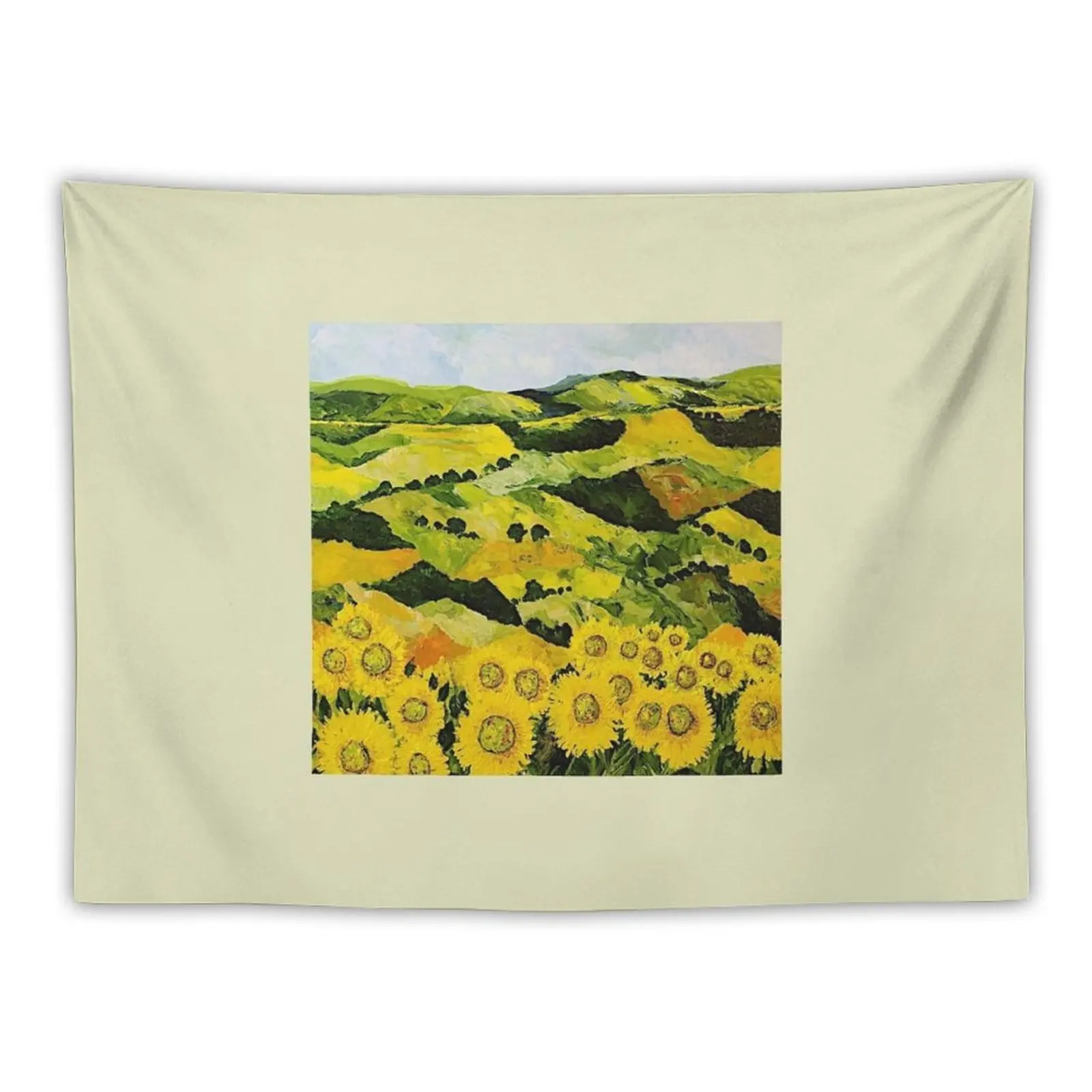 

Sunflowers and Sunshine Tapestry Aesthetic Tapestry Wall Hanging Decor Cute Room Decor Home Decor