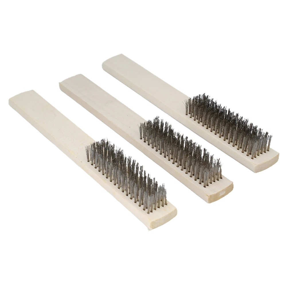 Cleaning Brush Wire Brush Spare Parts Stainless Steel Wire Wood Handle 205mm/8.07Inch 3Pcs/Set Accessories Replacement Brand New
Cleaning Brush Wire Brush Spare Parts Stainless Steel Wire Wood Handle 205mm/8.07Inch 3Pcs/Set Accessories Replacement Brand New