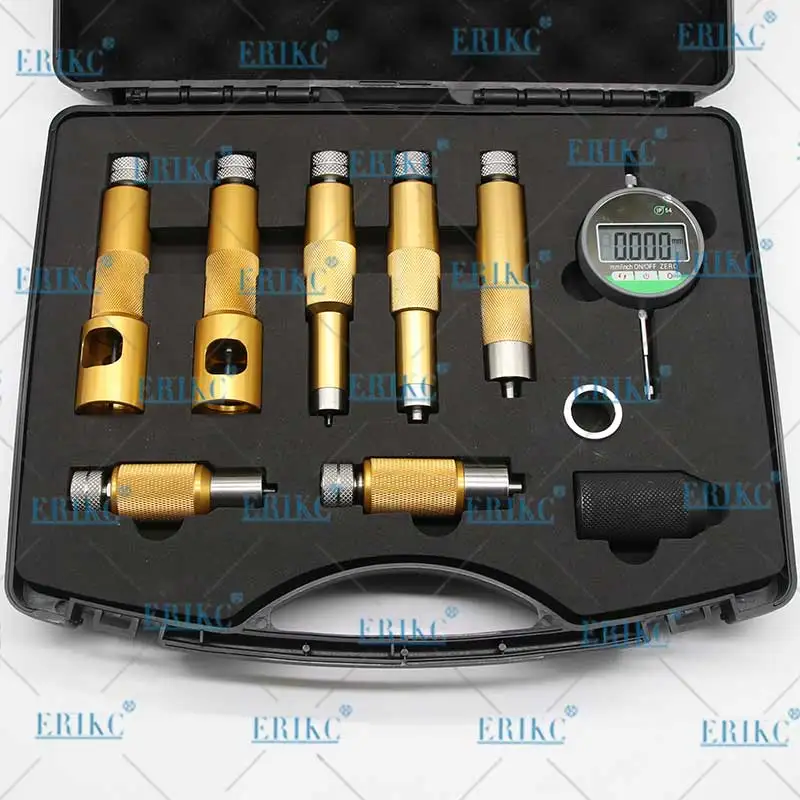 ERIKC Common Rail Diesel Injector Injector Shim Lift Measurement Tool E1024007 Injection Nozzle Test Tool
ERIKC Common Rail Diesel Injector Injector Shim Lift Measurement Tool E1024007 Injection Nozzle Test Tool