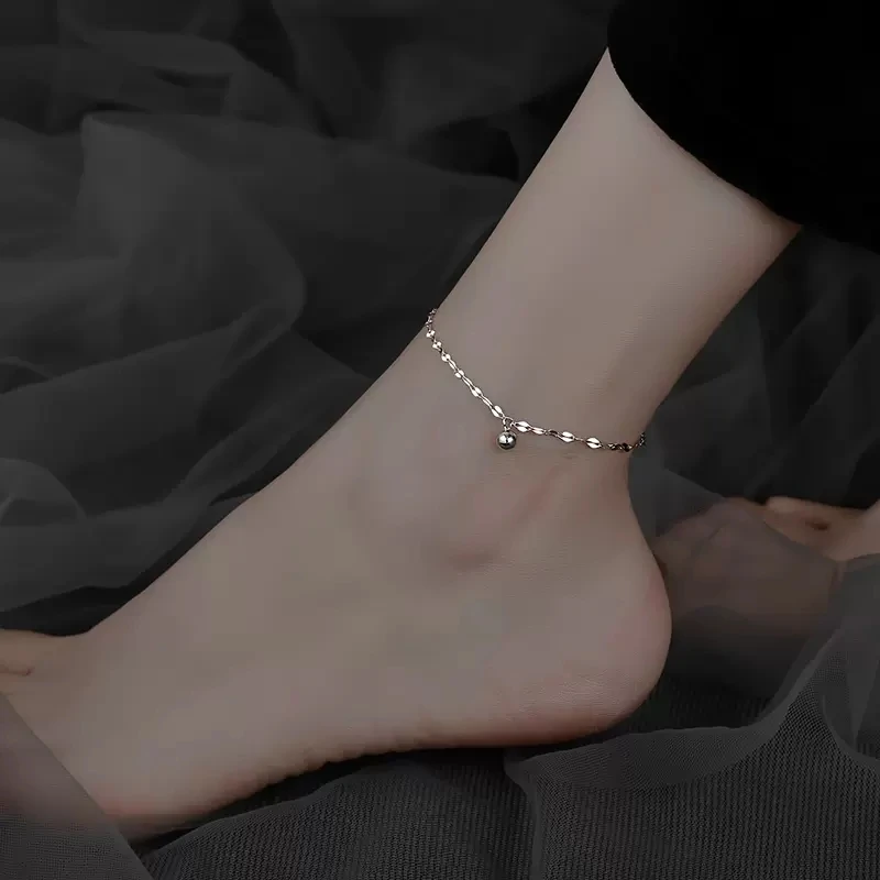 925 Sterling Silver Round Bead Feet Chain, Simple and Fashionable Feet Chain, Sparkling Feet Chain, Summer Jewelry Wholesale
925 Sterling Silver Round Bead Feet Chain, Simple and Fashionable Feet Chain, Sparkling Feet Chain, Summer Jewelry Wholesale