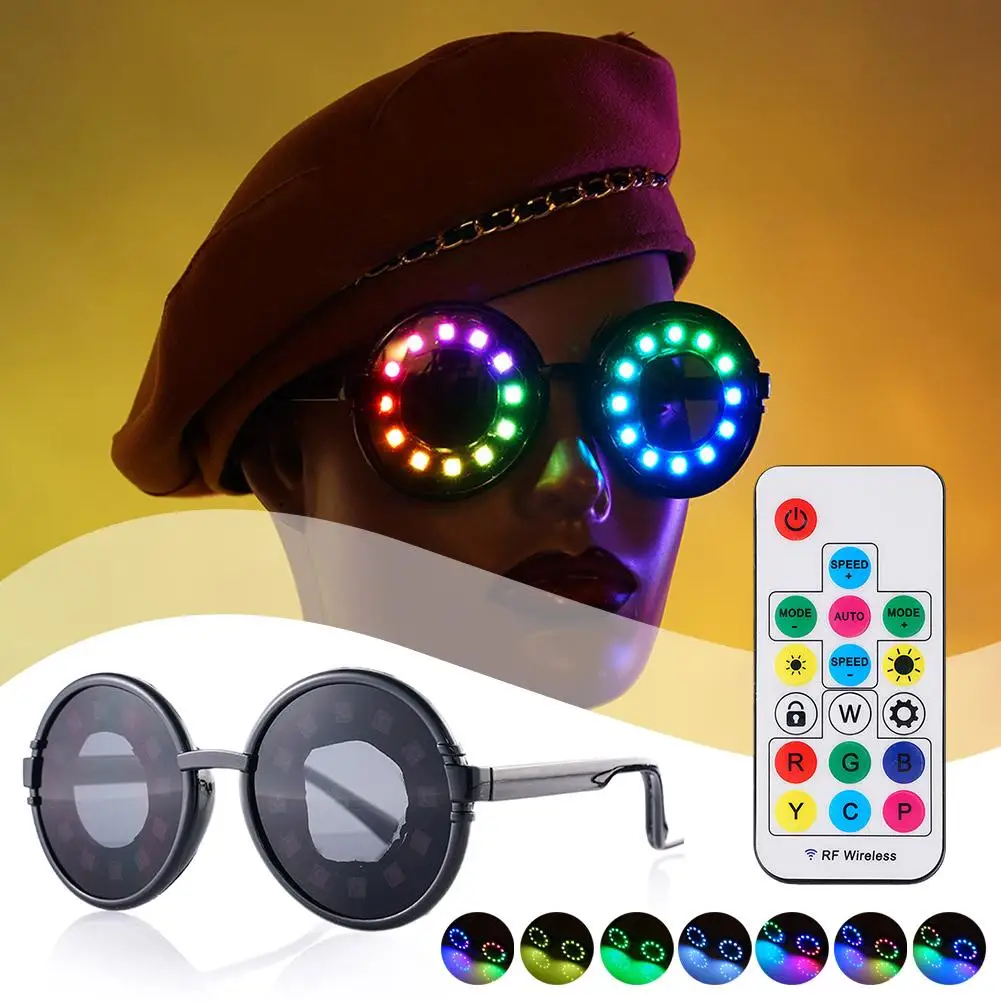 1pcs Fashion LED Lights Glasses EL Neon Glow Light Sunglasses Light Up Party Toys Glow In The Dark Neon Party Favors For We O2I5
1pcs Fashion LED Lights Glasses EL Neon Glow Light Sunglasses Light Up Party Toys Glow In The Dark Neon Party Favors For We O2I5