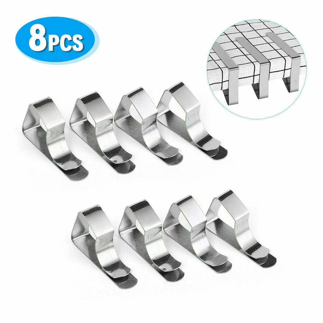 8Pcs Stainless Steel Tablecloth Clamps Table Cloth Clips Holder Clip For Party Wedding Table Cover Clamps Decorative
8Pcs Stainless Steel Tablecloth Clamps Table Cloth Clips Holder Clip For Party Wedding Table Cover Clamps Decorative