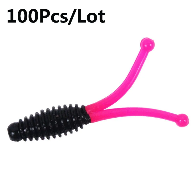 Soft silicone fishing lure with double tail, 5cm/1.1G, rubber Wobbler, artificial bait for bass and Pike, 100pcs
Soft silicone fishing lure with double tail, 5cm/1.1G, rubber Wobbler, artificial bait for bass and Pike, 100pcs