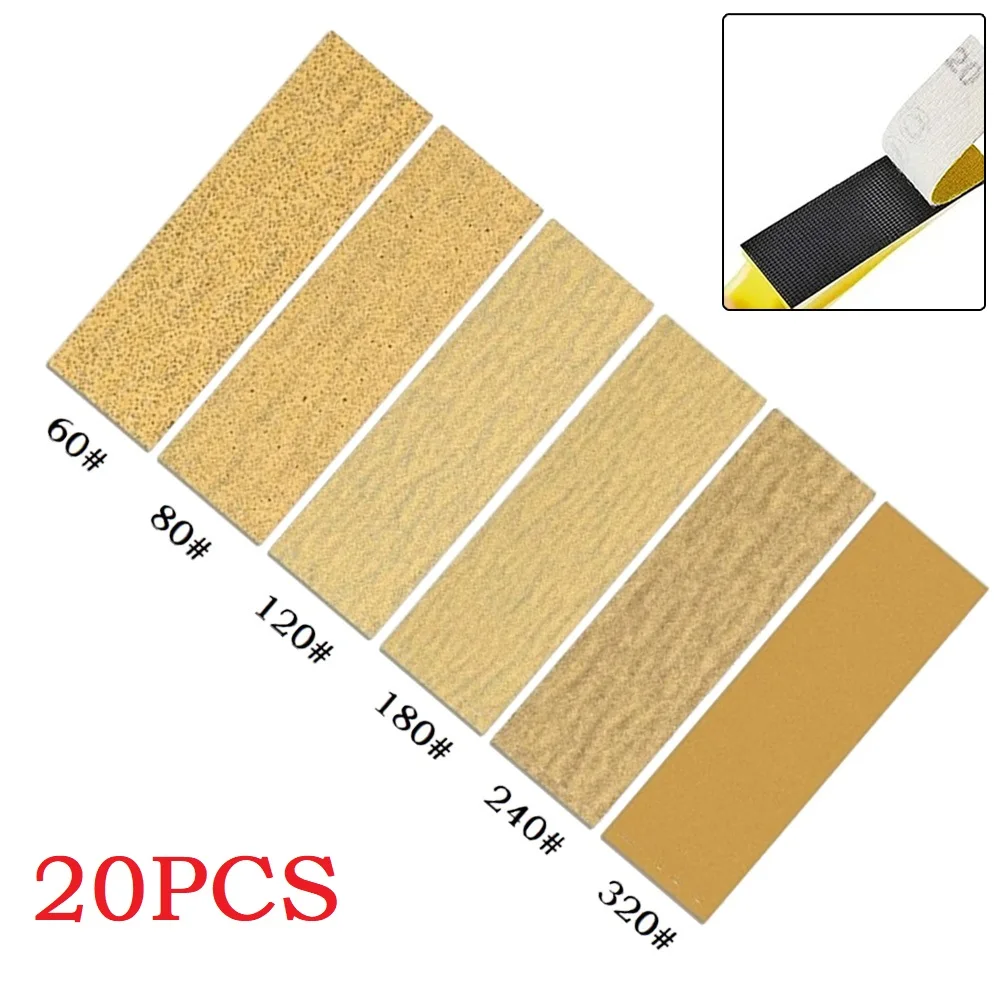 20Pcs Sandpaper 3.5*1inch 60-320 Grit Finishing Sanding Sheets Flocking For Wood Furniture Detail Polishing Sander Tools Refills
20Pcs Sandpaper 3.5*1inch 60-320 Grit Finishing Sanding Sheets Flocking For Wood Furniture Detail Polishing Sander Tools Refills