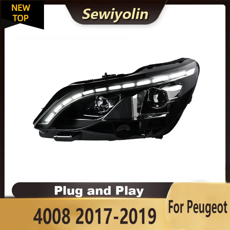 Car Accessories Headlight Assembly For Peugeot 4008 2017-2019 LED Lights Lamp DRL Signal Plug And Play Daytime Running
Car Accessories Headlight Assembly For Peugeot 4008 2017-2019 LED Lights Lamp DRL Signal Plug And Play Daytime Running