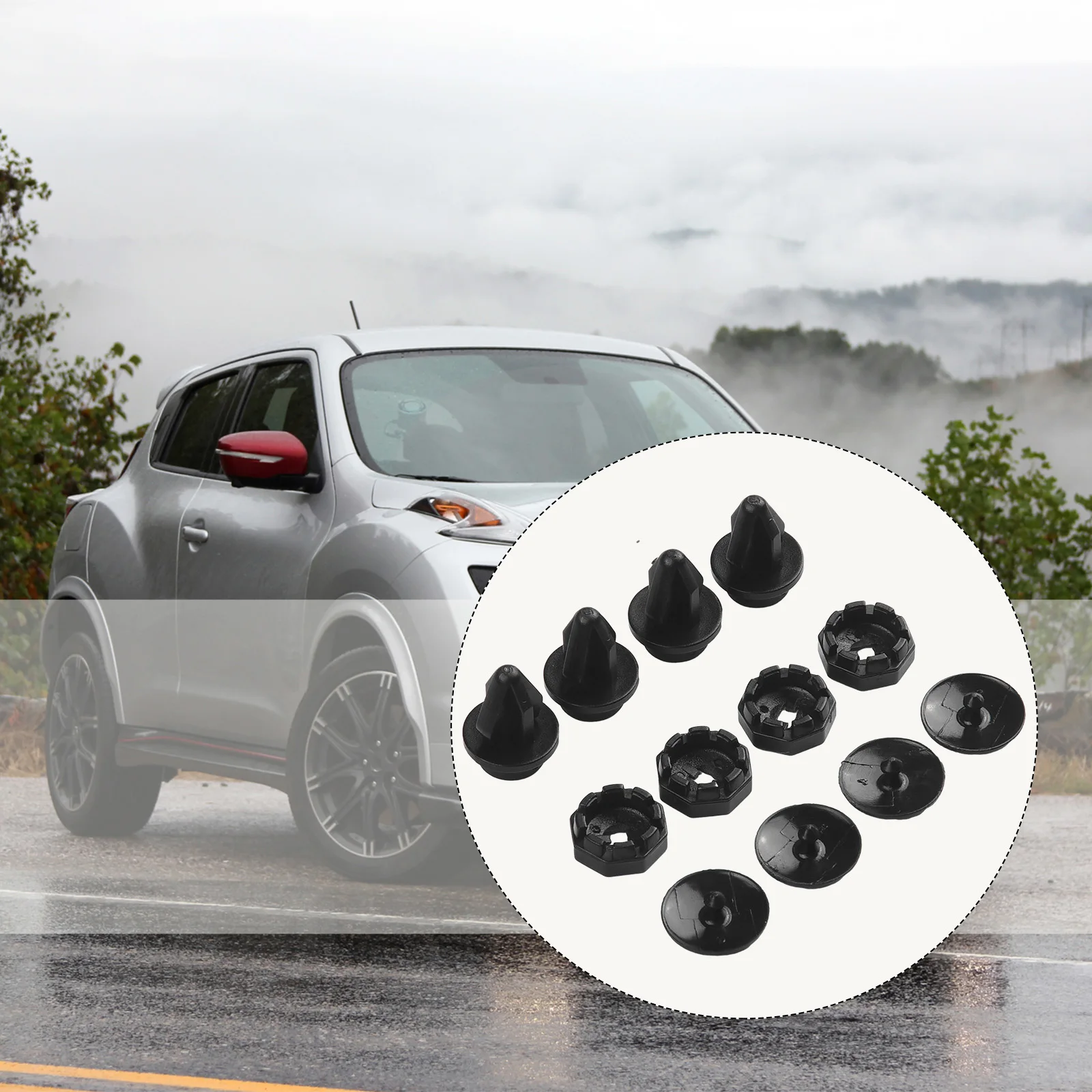 Car Interior Clips Parcel Shelf Clips Auto Car 4 Pcs 79916-1KA2A 799161KA2A Black For Infiniti ESQ 2010-2023 None
Car Interior Clips Parcel Shelf Clips Auto Car 4 Pcs 79916-1KA2A 799161KA2A Black For Infiniti ESQ 2010-2023 None