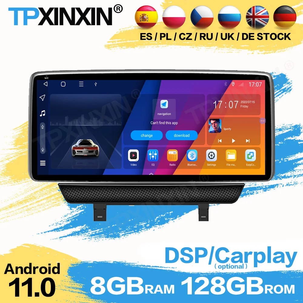 Автомобильный радиоприемник, стереоприемник Android для Mazda 2 2016 2017 2018 2019 2020 2021, GPS-навигация, автомобильный мультимедийный Головной блок
Автомобильный радиоприемник, стереоприемник Android для Mazda 2 2016 2017 2018 2019 2020 2021, GPS-навигация, автомобильный мультимедийный Головной блок