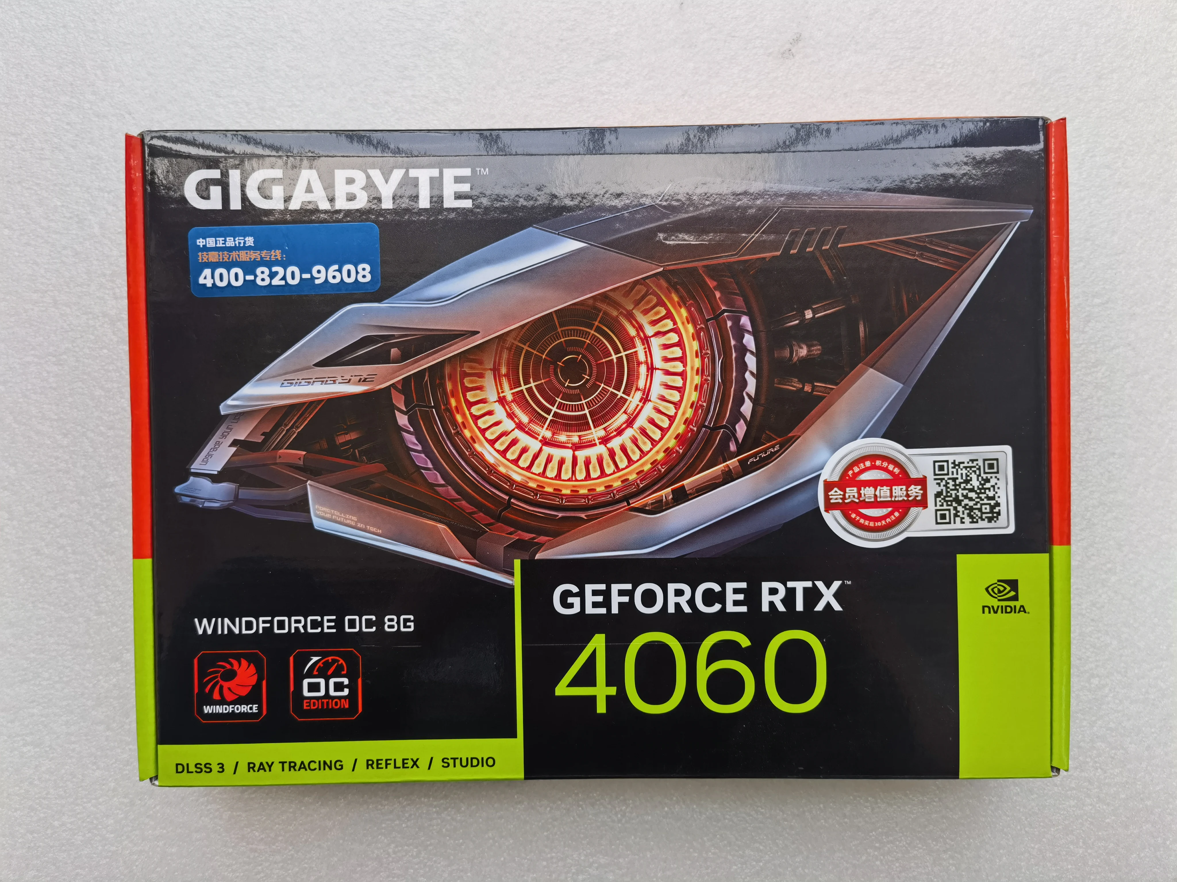 

Gigabyte GeForce RTX 4060 Ti WINDFORCE OC GeForce RTX 4060 GV-N406TWF2OC-8GD