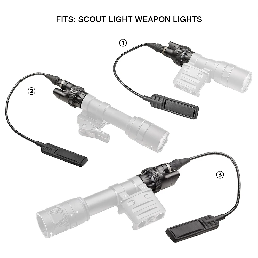 Airsoft Tactical Flashlights Accessories Remote Pressure Switch Remote Dual Switch Tailcap GZ33-0242
Airsoft Tactical Flashlights Accessories Remote Pressure Switch Remote Dual Switch Tailcap GZ33-0242