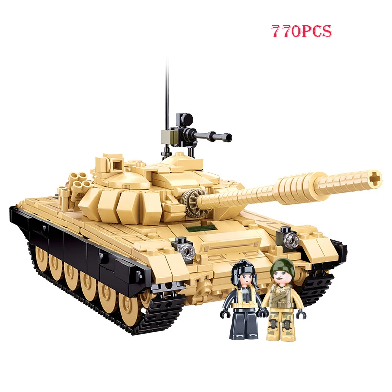 WW2 Military Series Tank Building Blocks, Creative T54/97 Type Infantry Tank Bricks, Boys' Puzzle Assembly Model Toys Adult Gift
WW2 Military Series Tank Building Blocks, Creative T54/97 Type Infantry Tank Bricks, Boys' Puzzle Assembly Model Toys Adult Gift