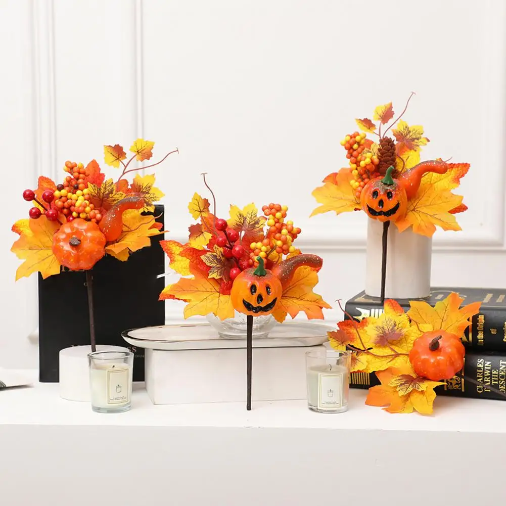 Fake Maple Leaf Long Lasting Artificial Pumpkins Maple Leaf Harvest Thanksgiving Halloween Parties Table Home Decor
Fake Maple Leaf Long Lasting Artificial Pumpkins Maple Leaf Harvest Thanksgiving Halloween Parties Table Home Decor